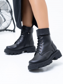 Ботинки ISSA Plus модель OB2-358_black Ботинки ISSA Plus модель OB2-358_black Фото