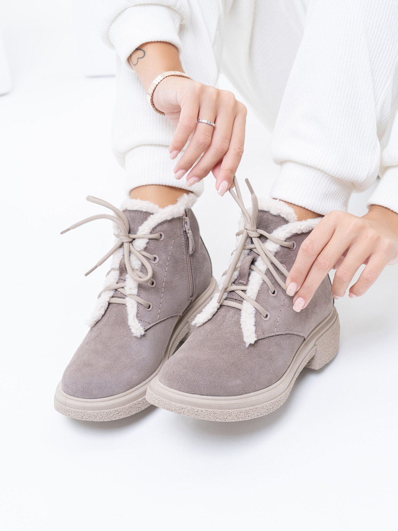 Черевики ISSA Plus модель OB2-360_beige Черевики ISSA Plus модель OB2-360_beige Фото