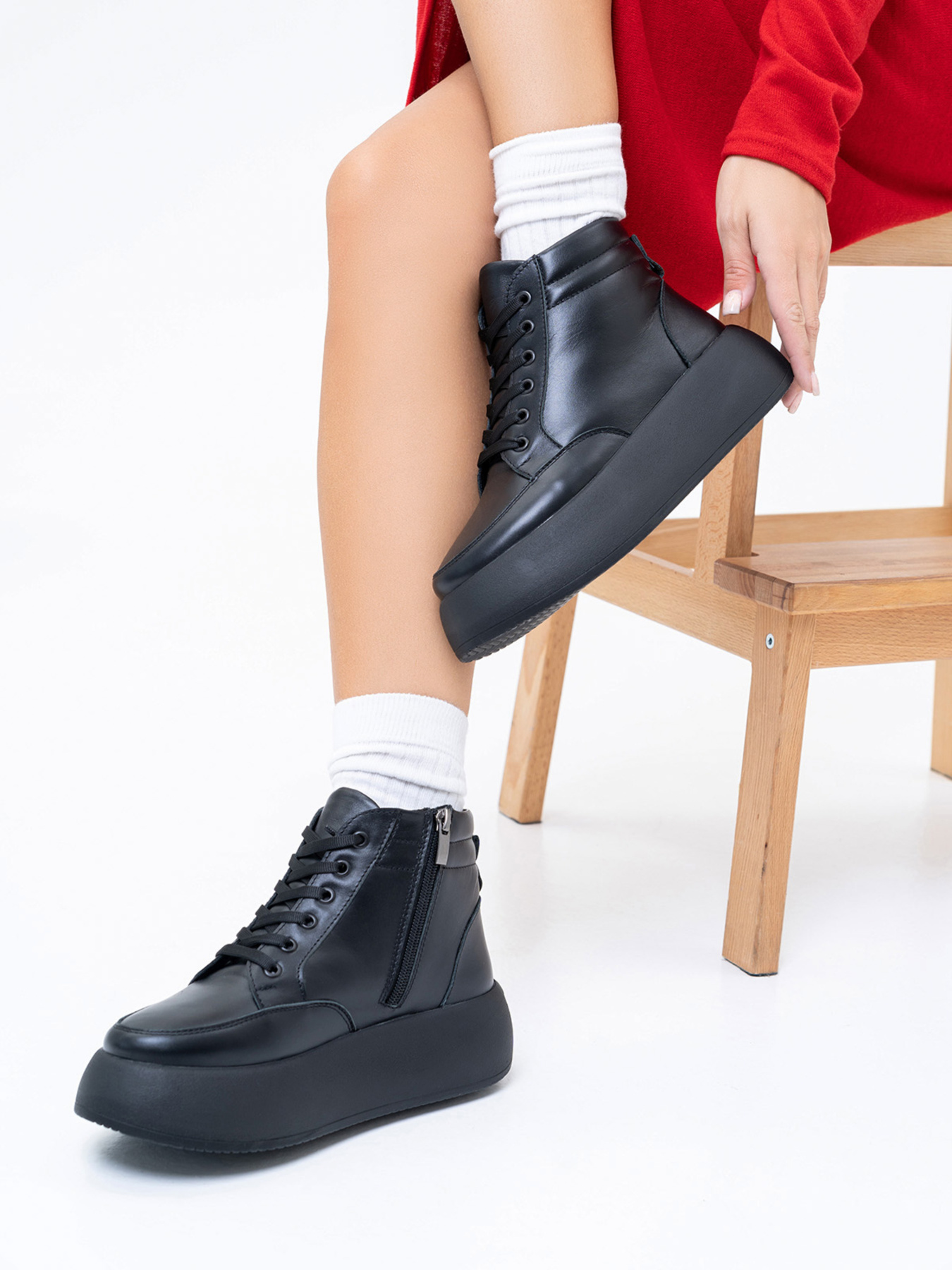 Ботинки ISSA Plus модель OB2-363_black Ботинки ISSA Plus модель OB2-363_black Фото