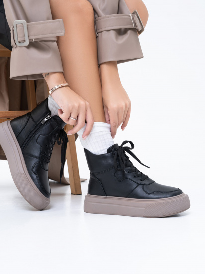 Черевики ISSA Plus модель OB2-365_black — фото 4 - INTERTOP