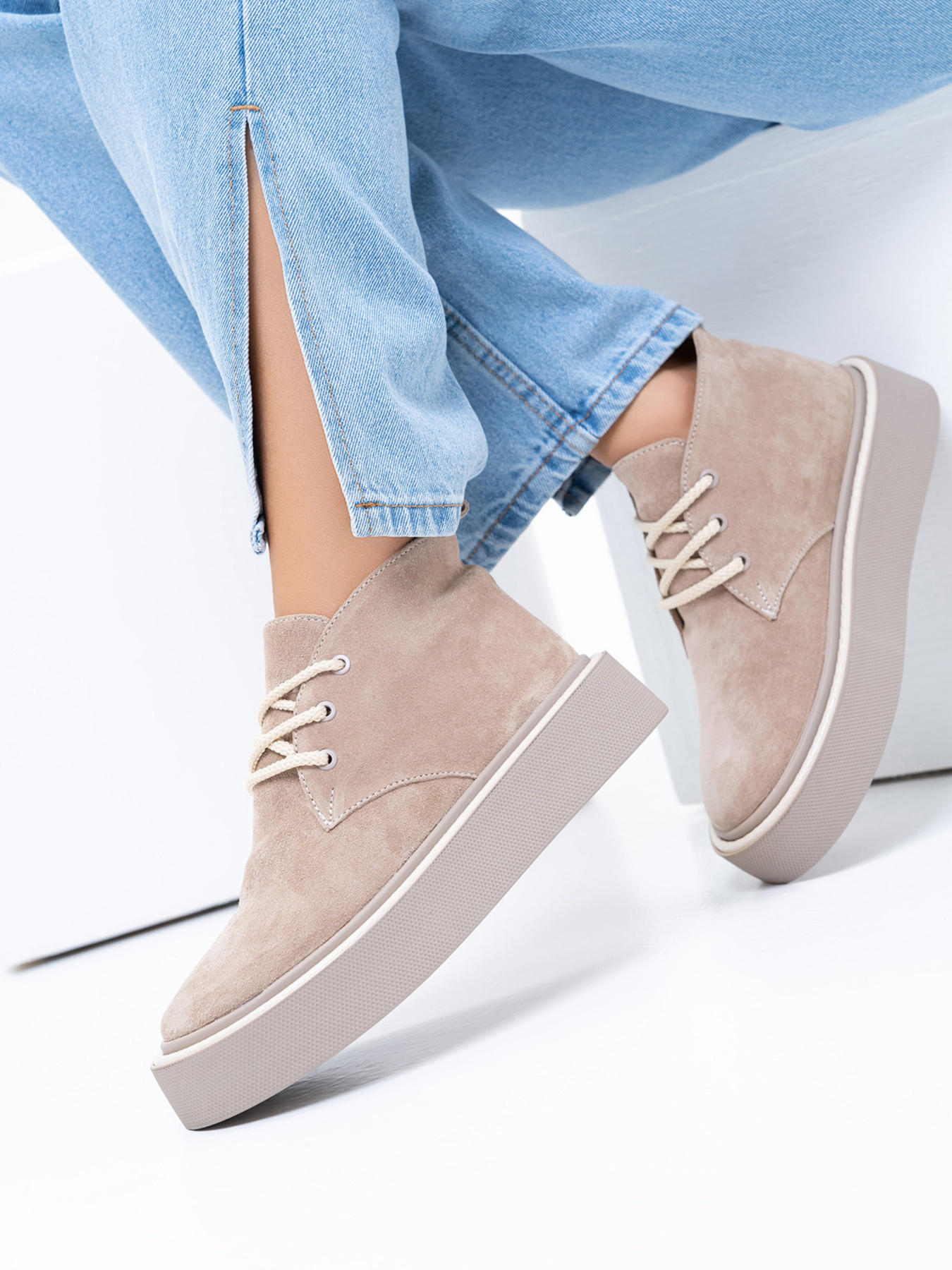 Черевики ISSA Plus модель OB2-367_beige Черевики ISSA Plus модель OB2-367_beige Фото