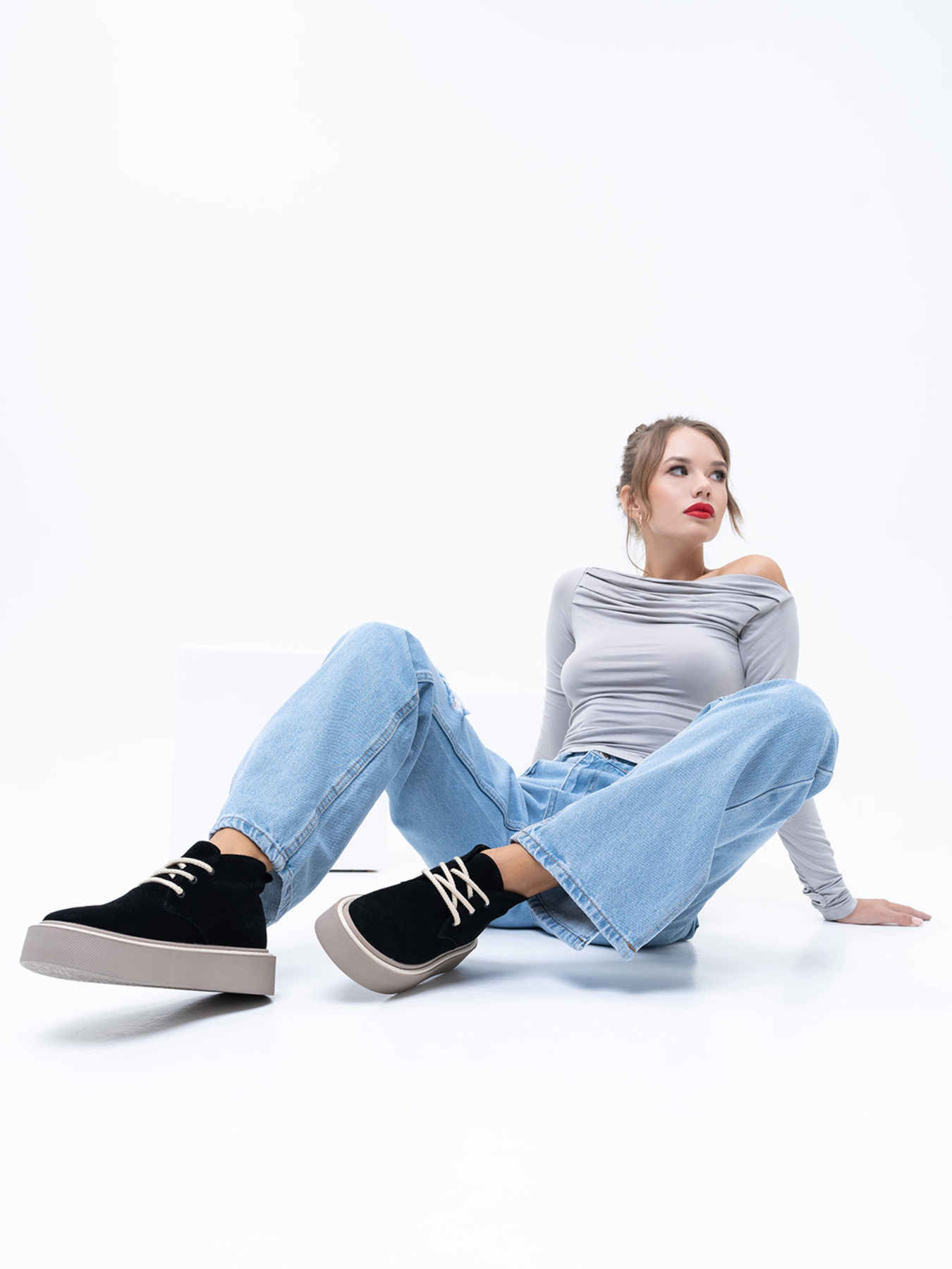 Черевики ISSA Plus модель OB2-367_black Фото