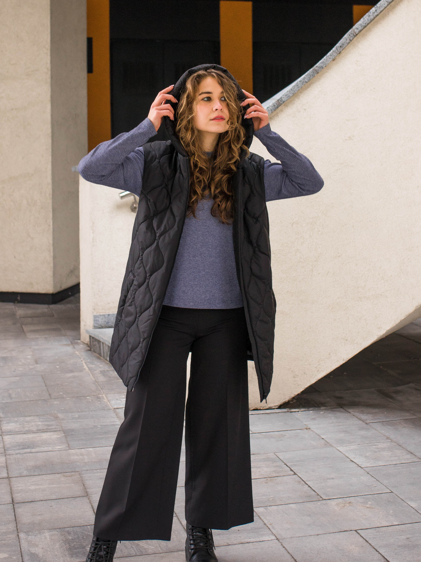 Жилет с утеплителем CAT ORANGE модель 4433 Фото