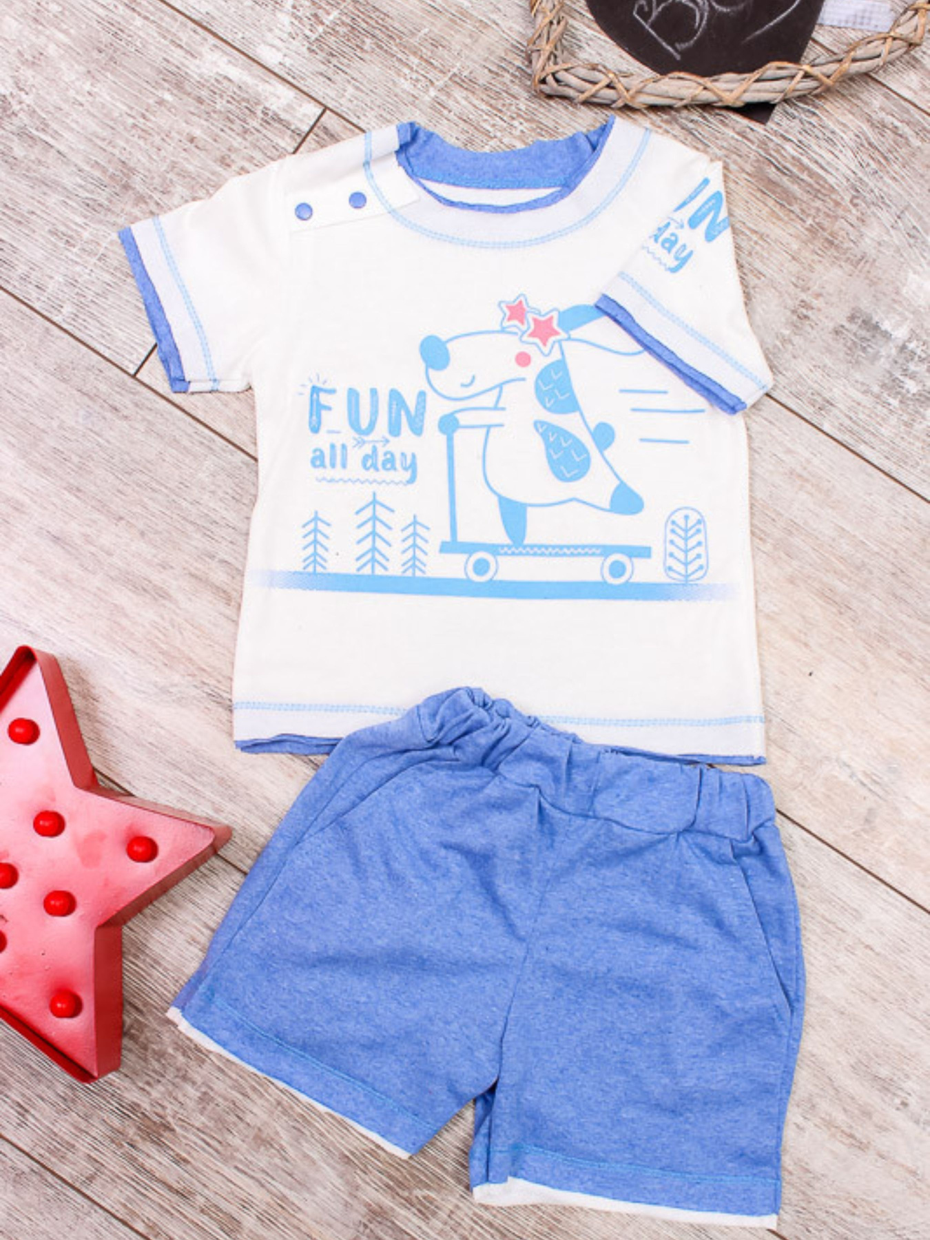 Повсякденний костюм Носи своє модель 5021-001-33-blij-dzhins Фото