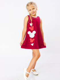 Платье мини Носи своє модель 6205-036-33-bordovij Фото