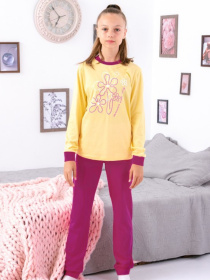 Пижама Носи своє модель 6076-001-33-2-1-svtlo-psochnij-fuksq Фото