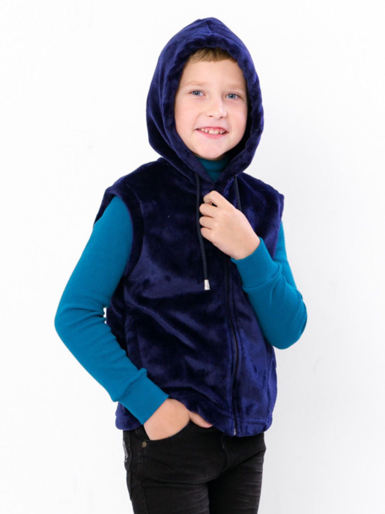 Жилет Носи своє модель 6402-034-4-chornilxno-sinj Фото