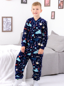 Пижама Носи своє модель 6167-035-4-kosmos-chornilxno-sinj Пижама Носи своє модель 6167-035-4-kosmos-chornilxno-sinj Фото