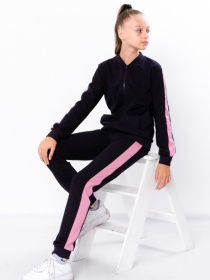 Спортивный костюм Носи своє модель 6152-057-1-chornilxno-sinj-chajna-troqnda Фото