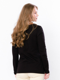 Лонгслів Носи своє модель 8098-015-chornij Лонгслів Носи своє модель 8098-015-chornij Фото