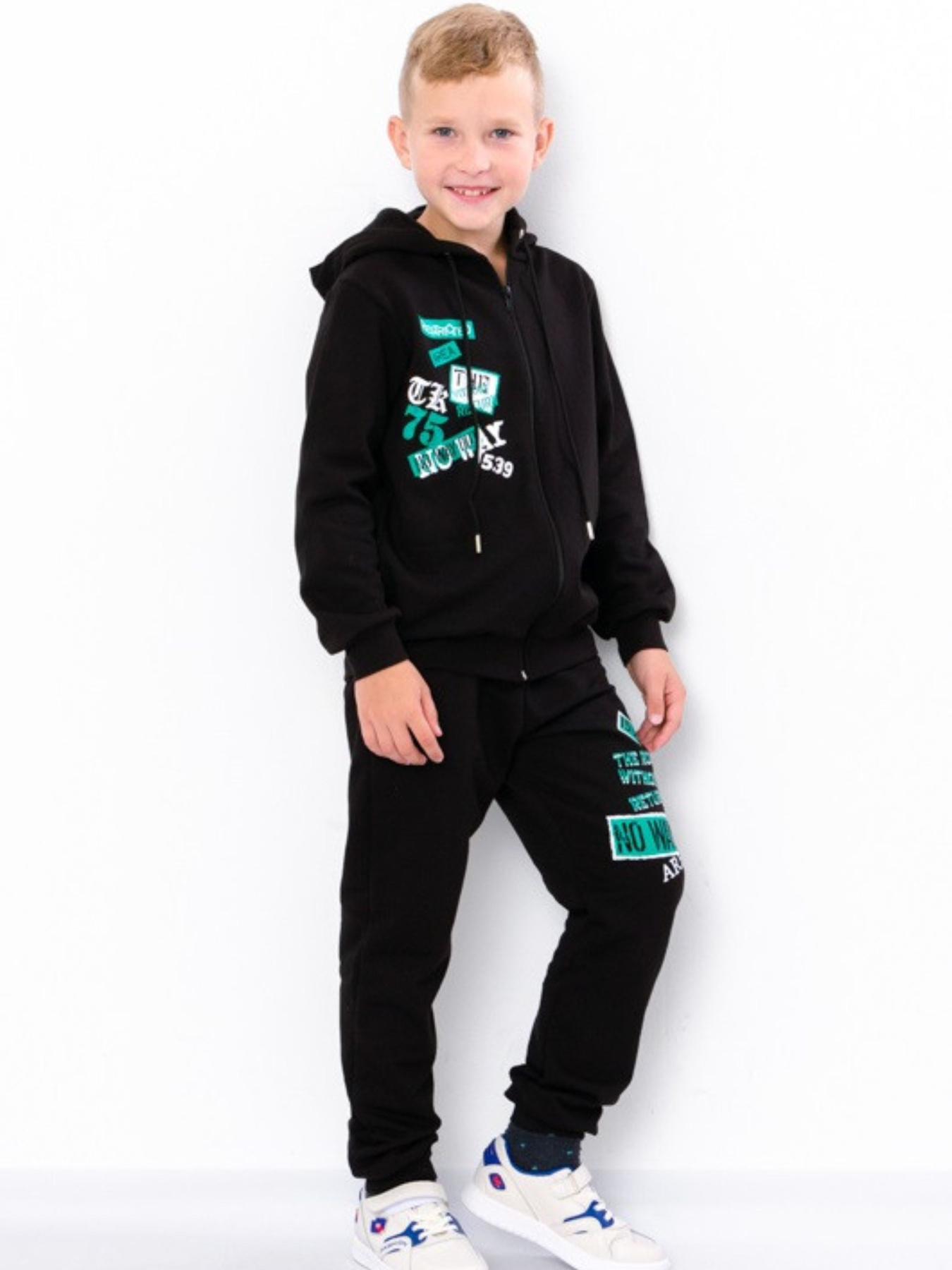 Спортивный костюм Носи своє модель 6018-023-33-6-chornij Фото