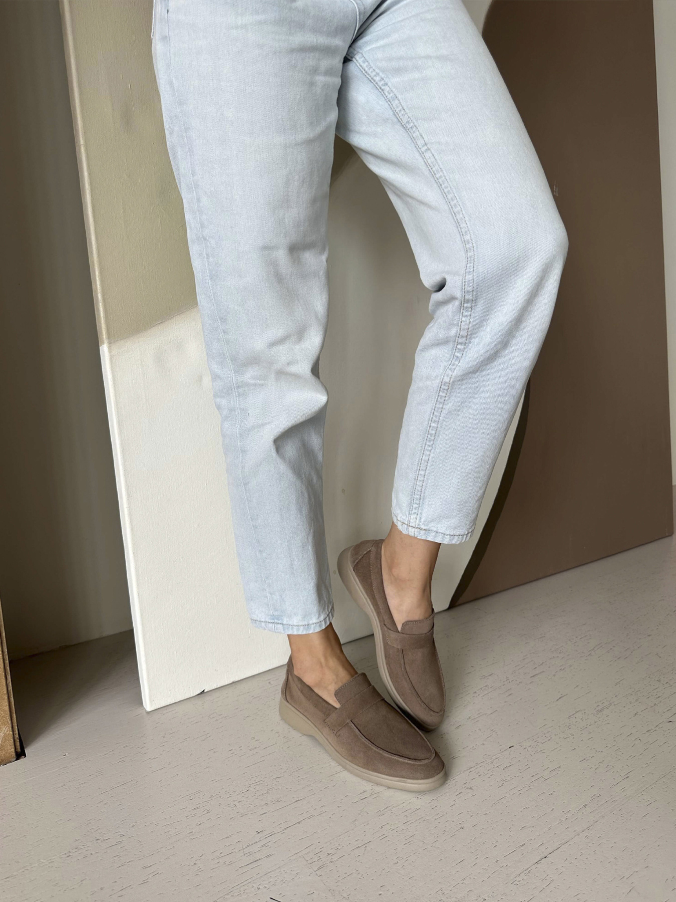 Лоферы Gem модель 154-20-1-bez Фото