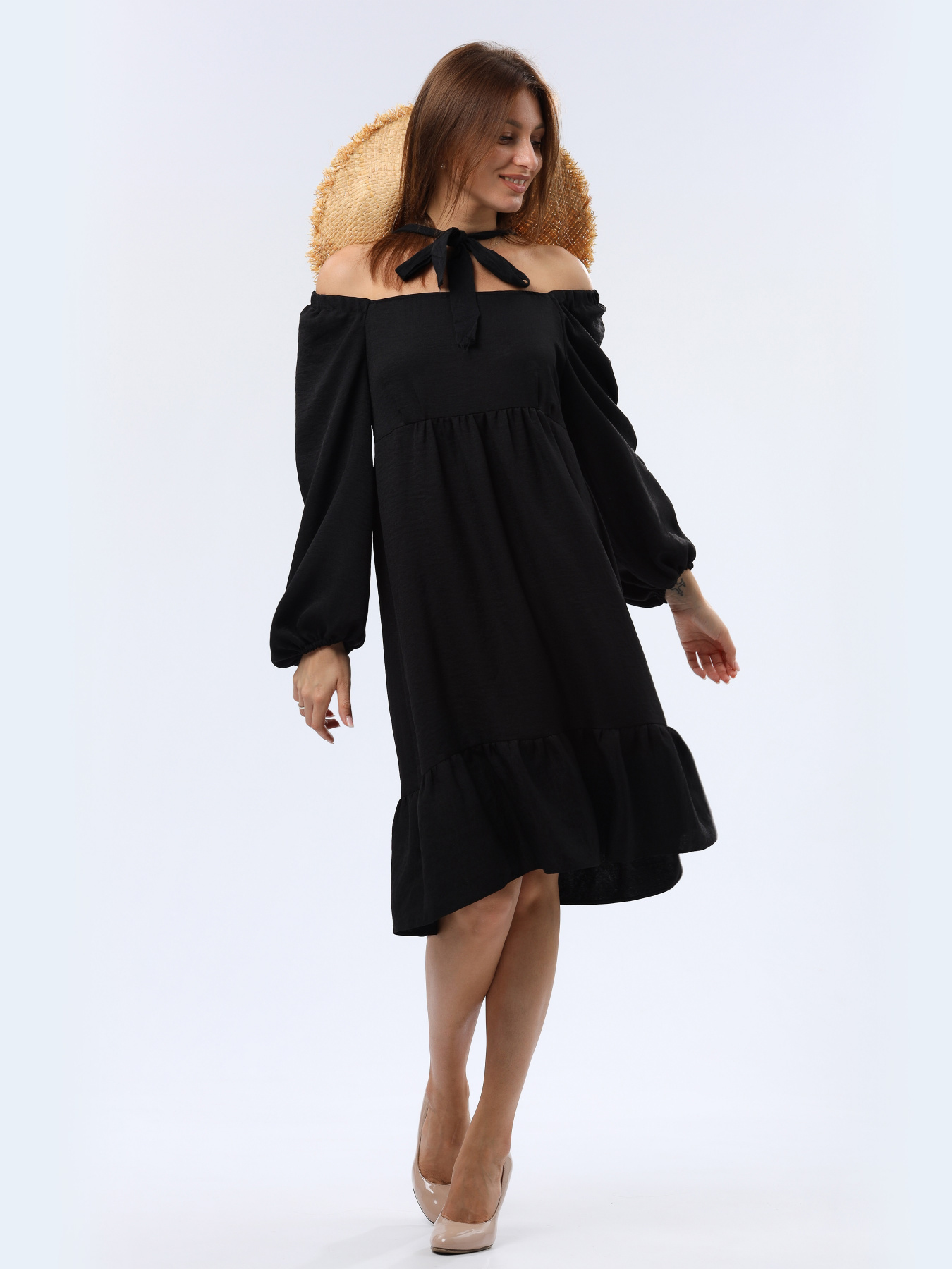 Платье миди CAT ORANGE модель 5749 Фото