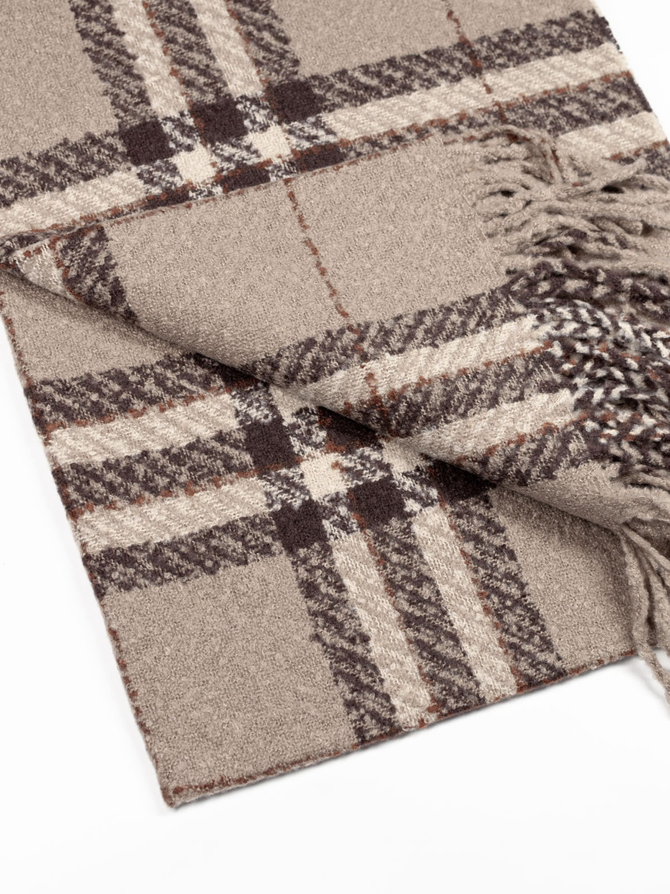 Шарф ISSA Plus модель SH-34_brown Фото