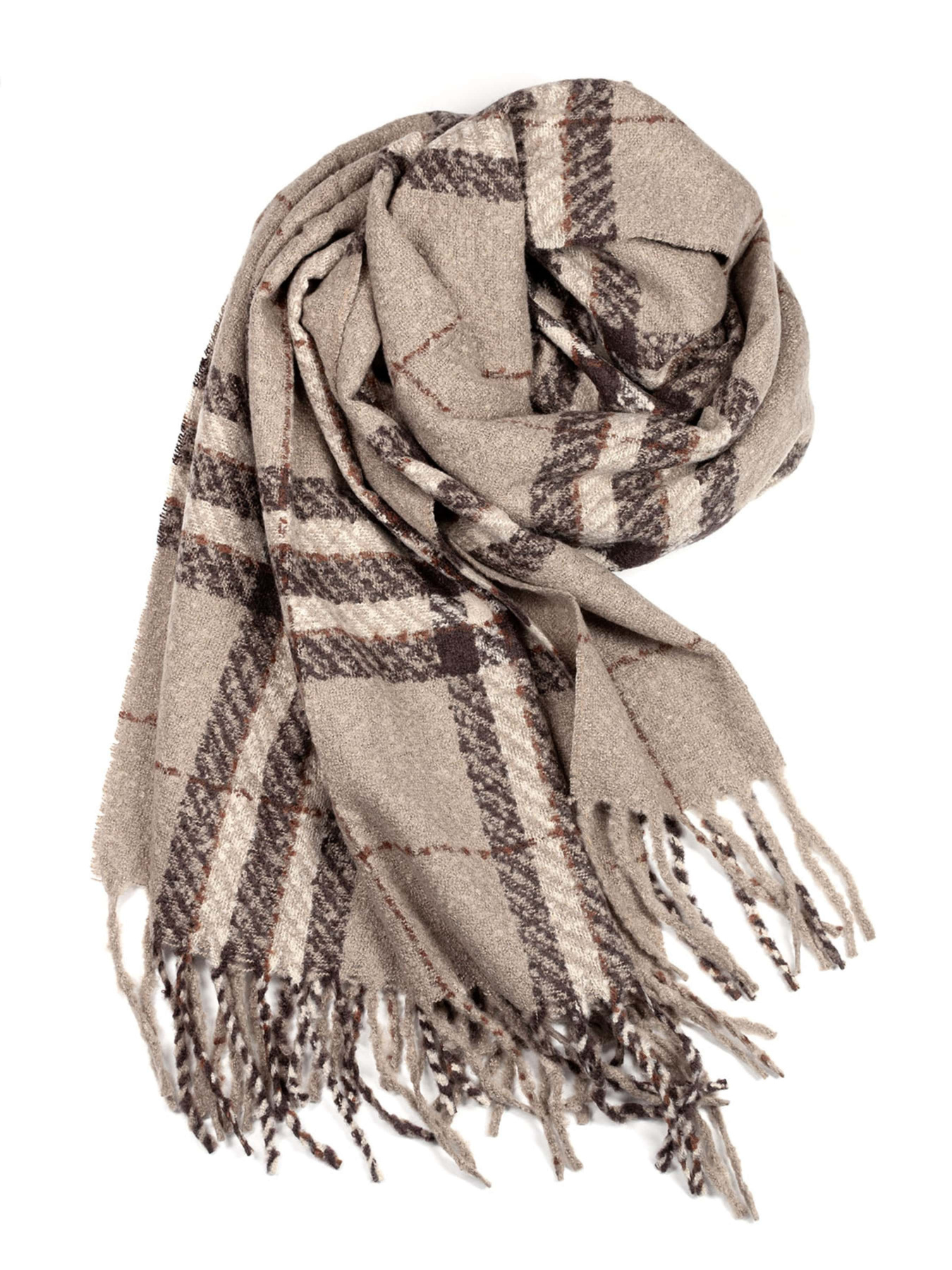 Шарф ISSA Plus модель SH-34_brown Фото