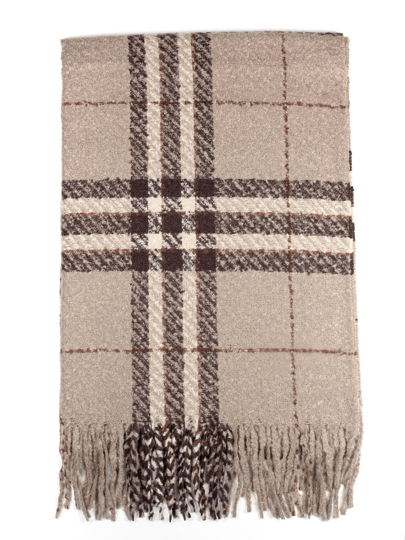 Шарф ISSA Plus модель SH-34_brown Фото