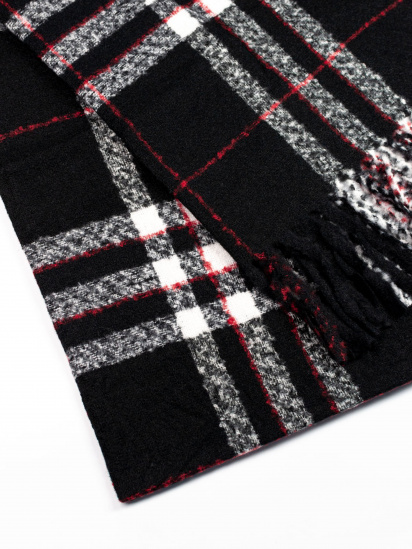 Шарф ISSA Plus модель SH-34_black — фото 3 - INTERTOP