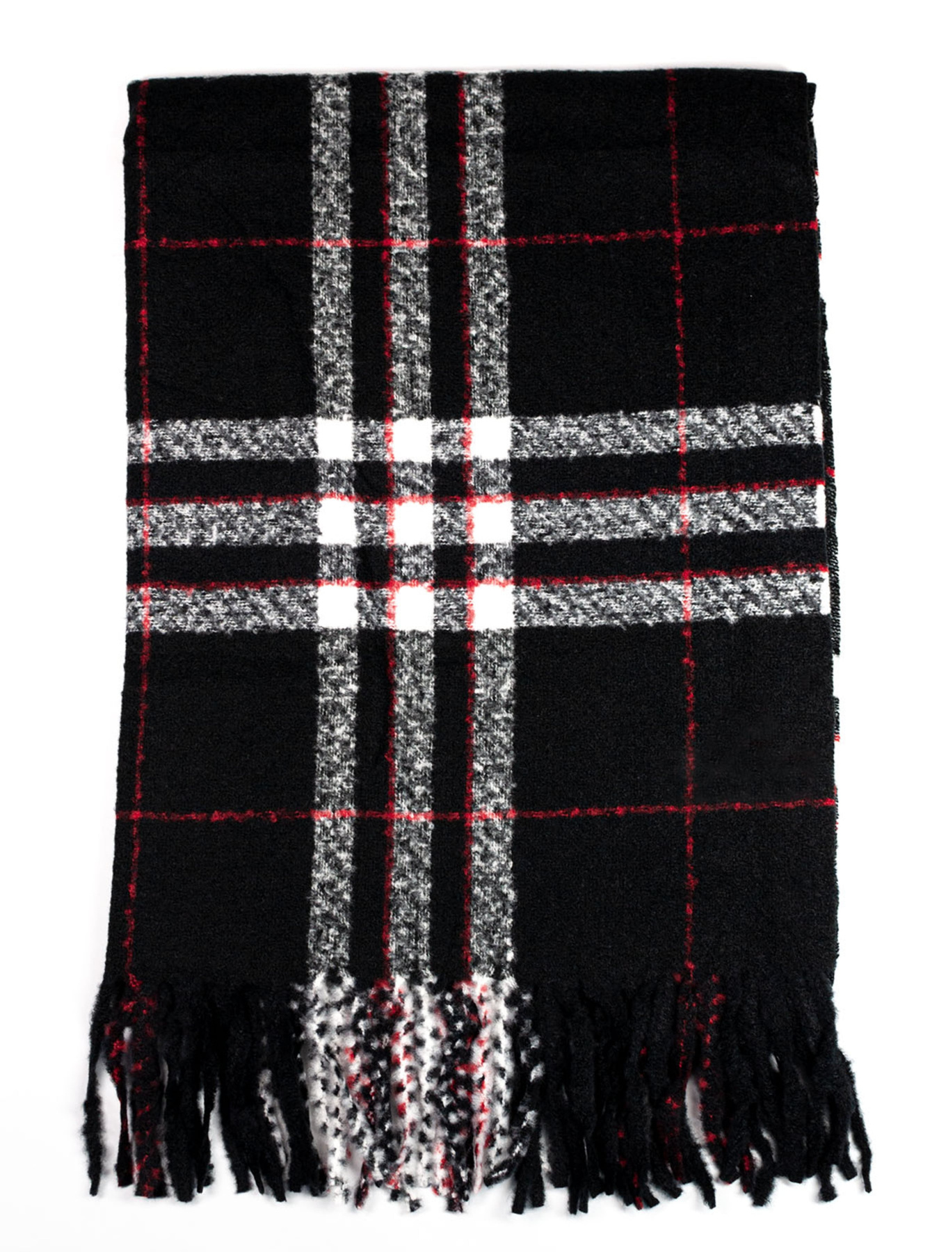 Шарф ISSA Plus модель SH-34_black Шарф ISSA Plus модель SH-34_black Фото