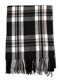 Шарф ISSA Plus модель SH-35_black Шарф ISSA Plus модель SH-35_black Фото