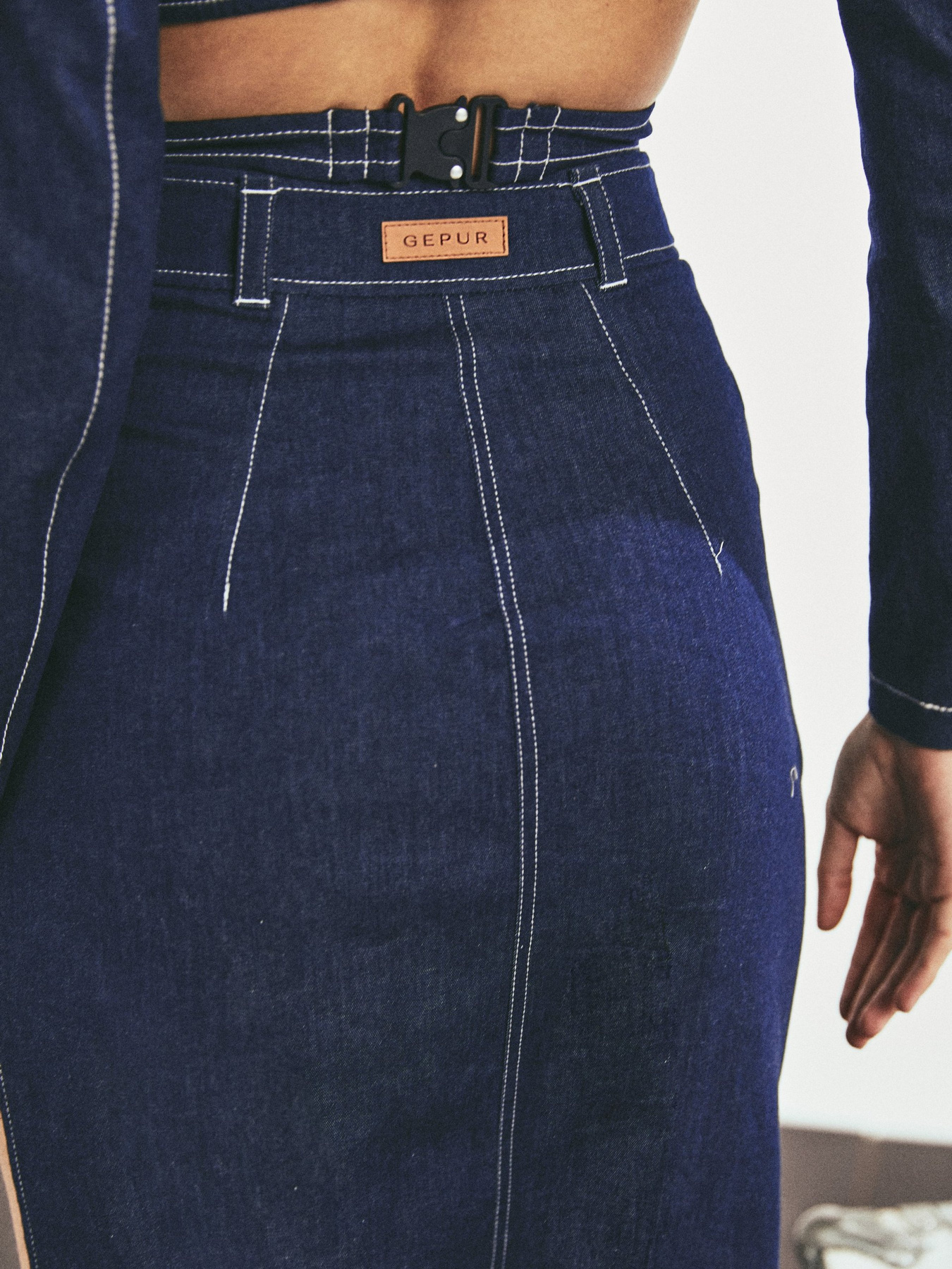 Джинсовая юбка Gepur модель 44327 Фото