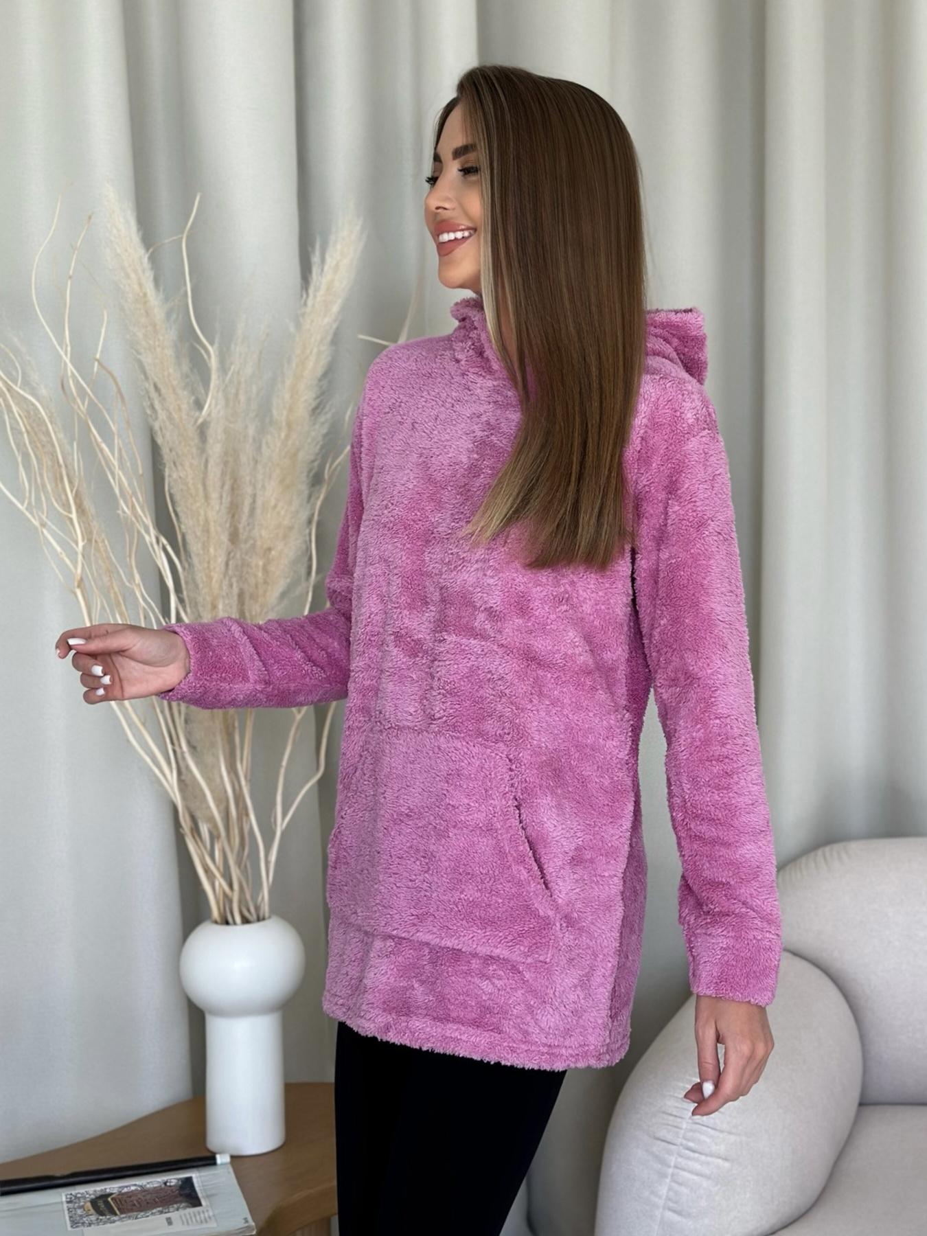 Худи ISSA Plus модель WN20-350_pink Фото