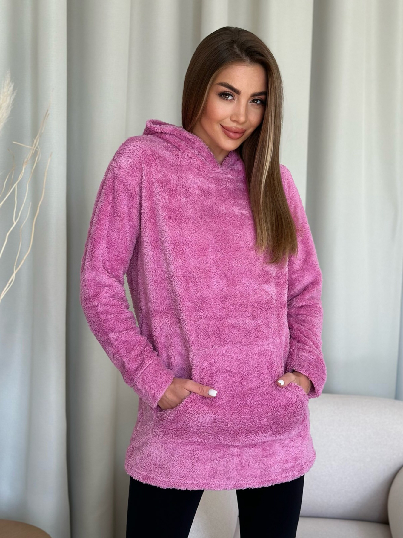 Худи ISSA Plus модель WN20-350_pink Фото