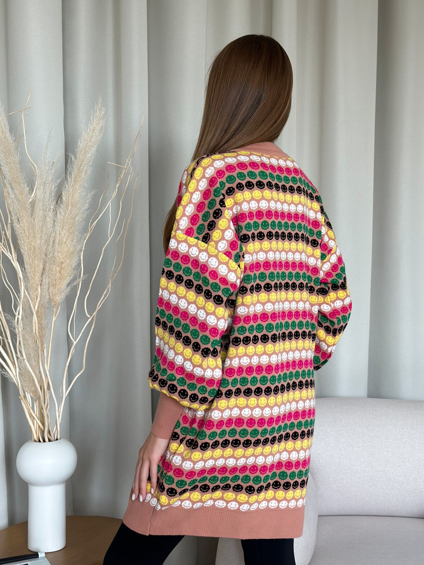 Джемпер ISSA Plus модель WN20-557_beige Фото