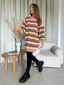 Джемпер ISSA Plus модель WN20-557_beige Фото