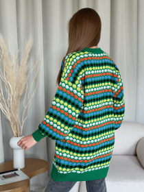 Джемпер ISSA Plus модель WN20-557_green Фото