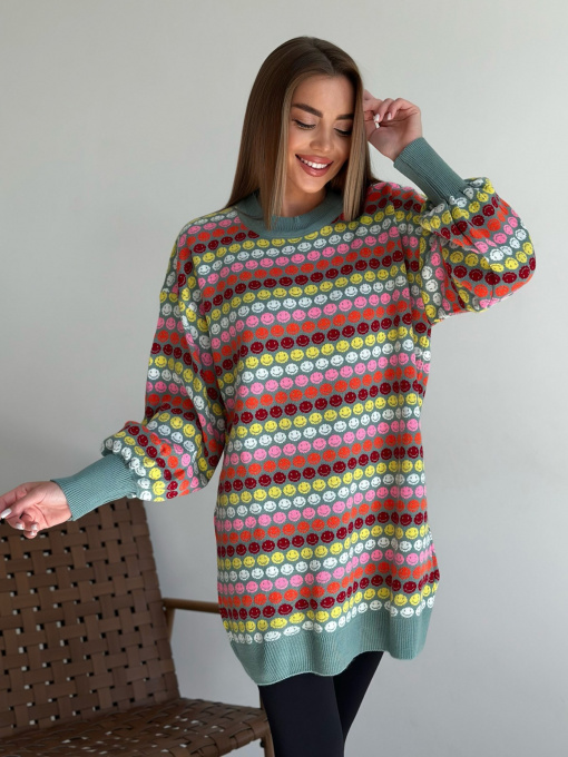 Джемпер ISSA Plus модель WN20-557_gray Фото