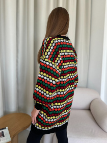 Джемпер ISSA Plus модель WN20-557_black Фото