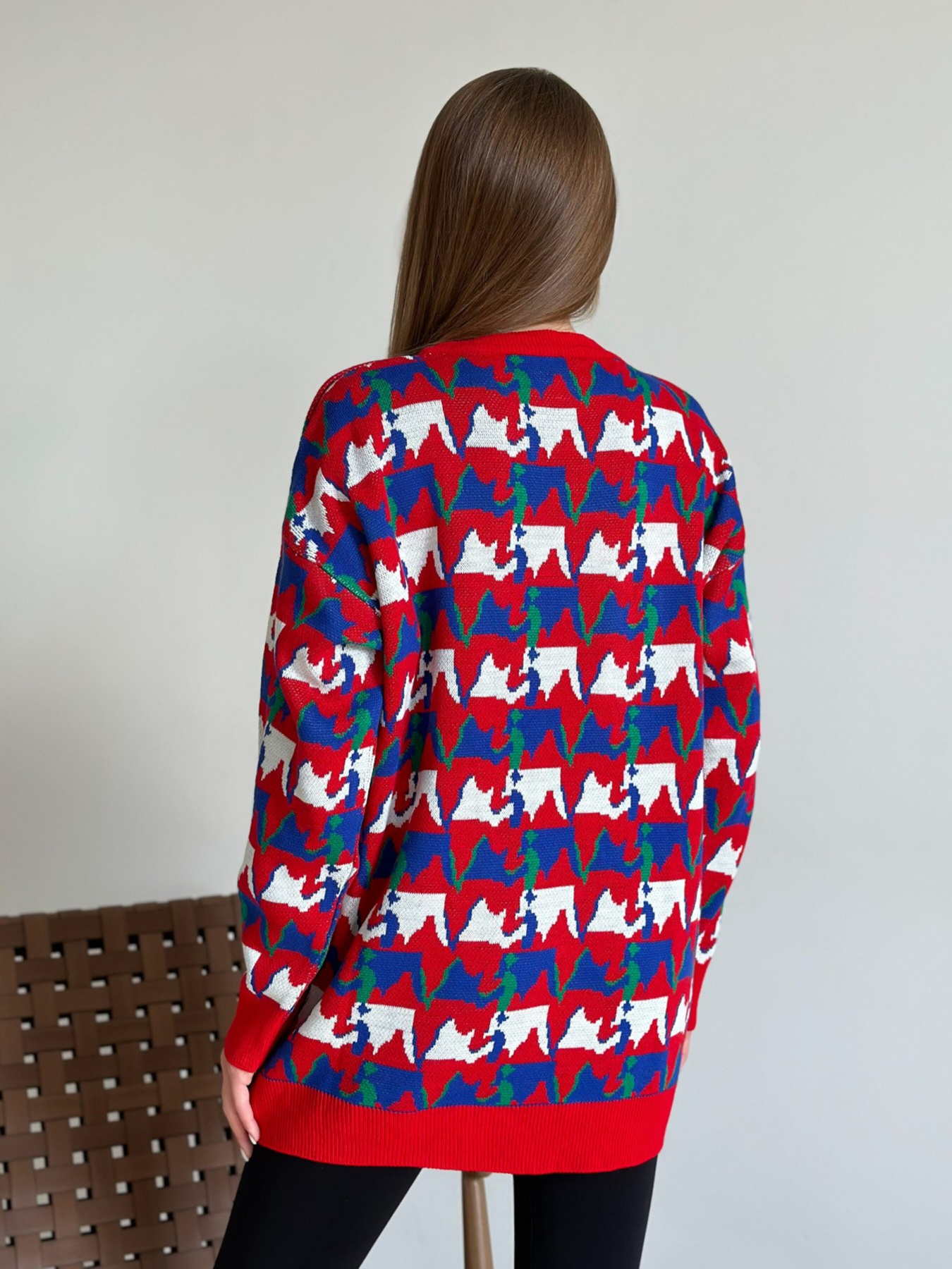 Джемпер ISSA Plus модель WN20-558_red Фото