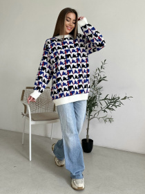 Джемпер ISSA Plus модель WN20-558_multicolor Фото