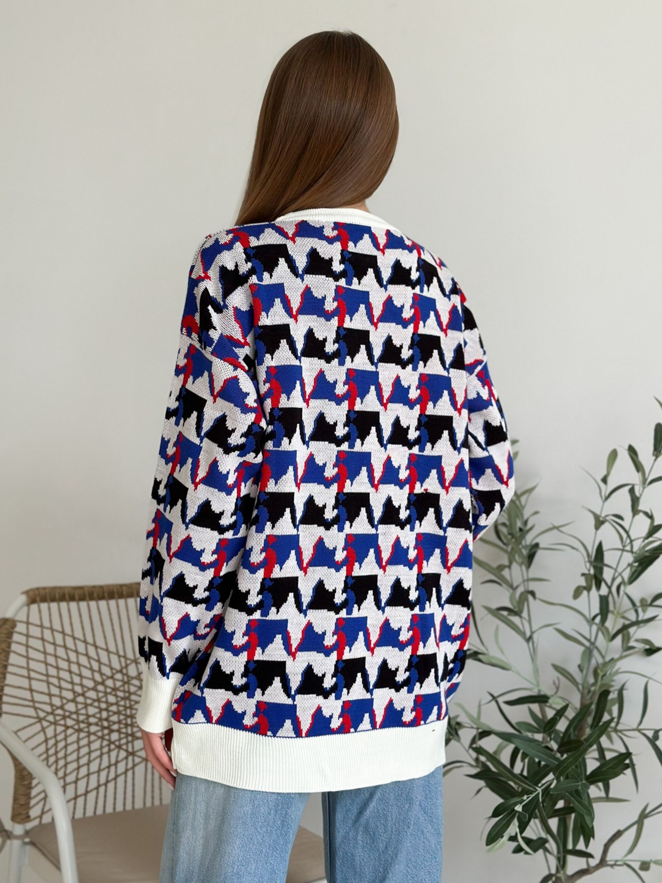 Джемпер ISSA Plus модель WN20-558_multicolor Джемпер ISSA Plus модель WN20-558_multicolor Фото