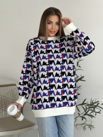 Джемпер ISSA Plus модель WN20-558_multicolor Джемпер ISSA Plus модель WN20-558_multicolor Фото