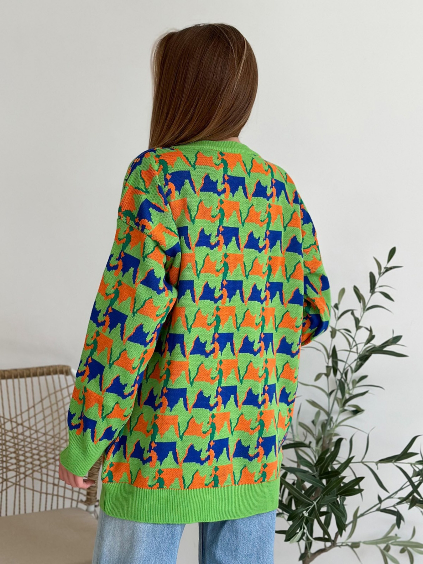 Джемпер ISSA Plus модель WN20-558_lightgreen Фото