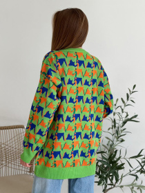 Джемпер ISSA Plus модель WN20-558_lightgreen Фото