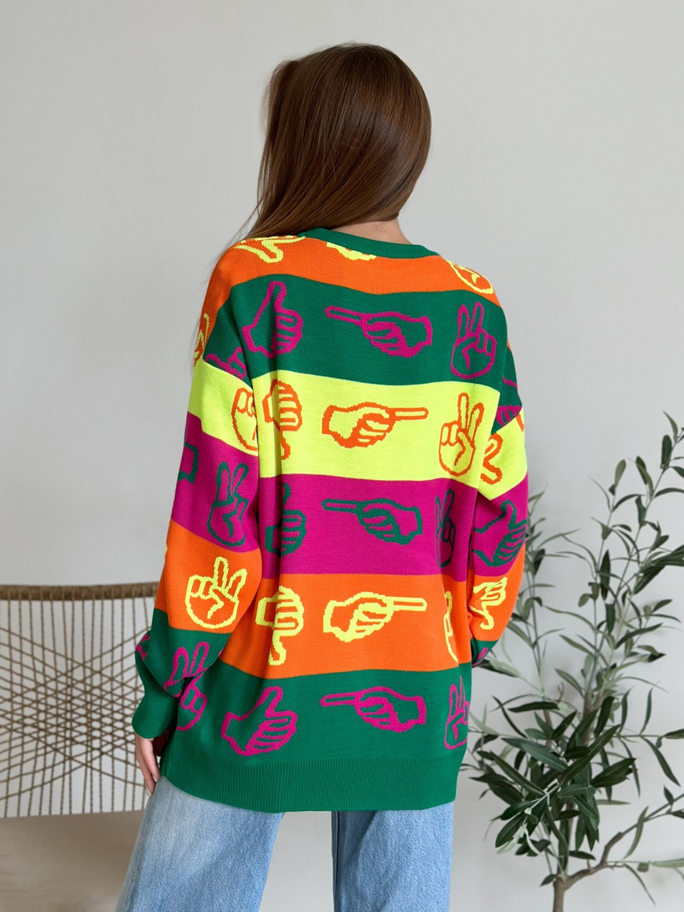 Джемпер ISSA Plus модель WN20-559_green Фото