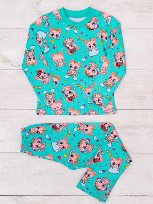 Піжама Носи своє модель 6076-024-5-kotiki-mentol Фото