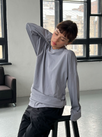 Лонгслив IJ модель ij-longsleave-grey Фото