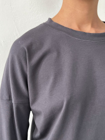 Лонгслів IJ модель ij-longsleave-grafit Фото