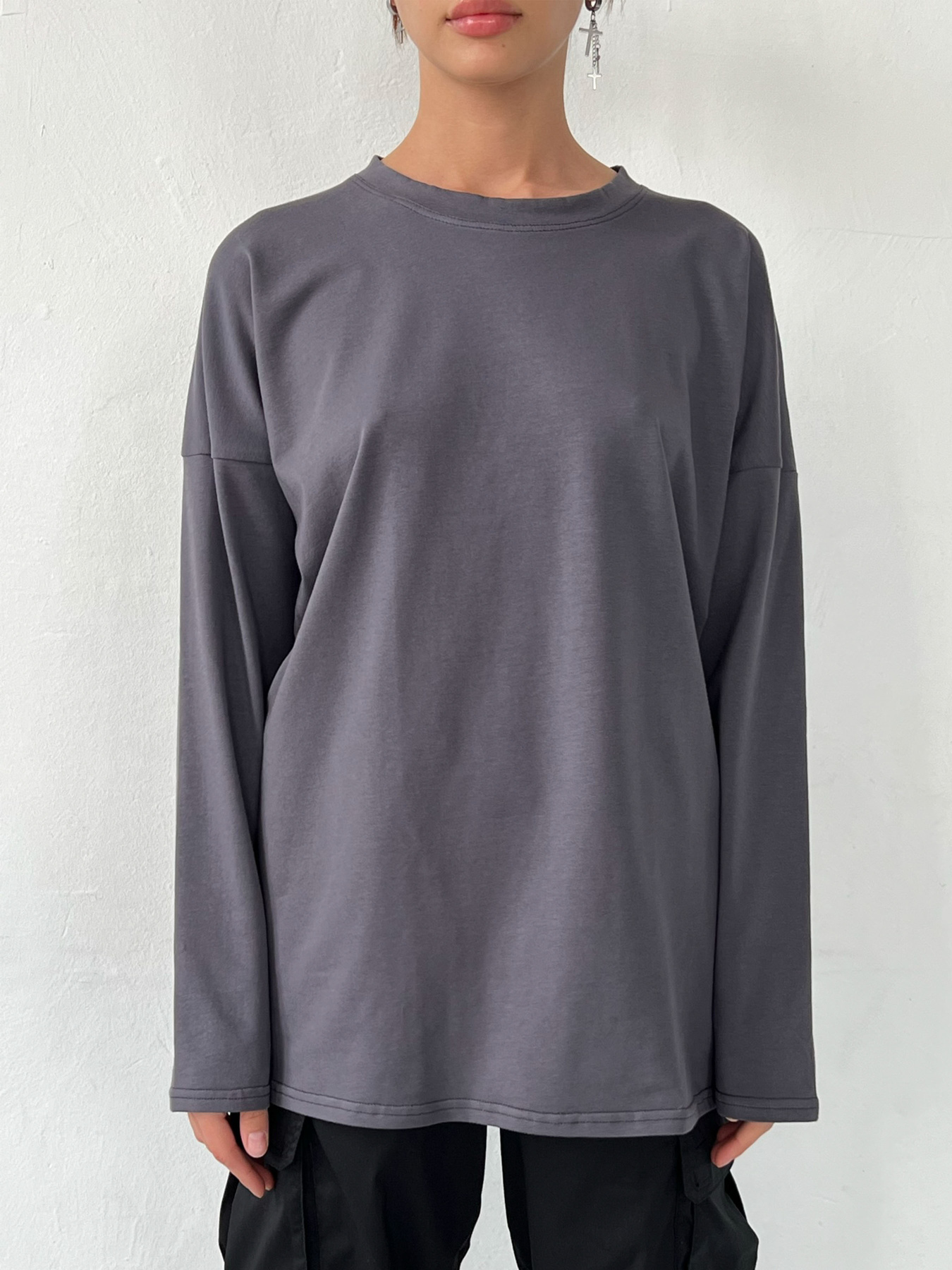 Лонгслив IJ модель ij-longsleave-grafit Фото