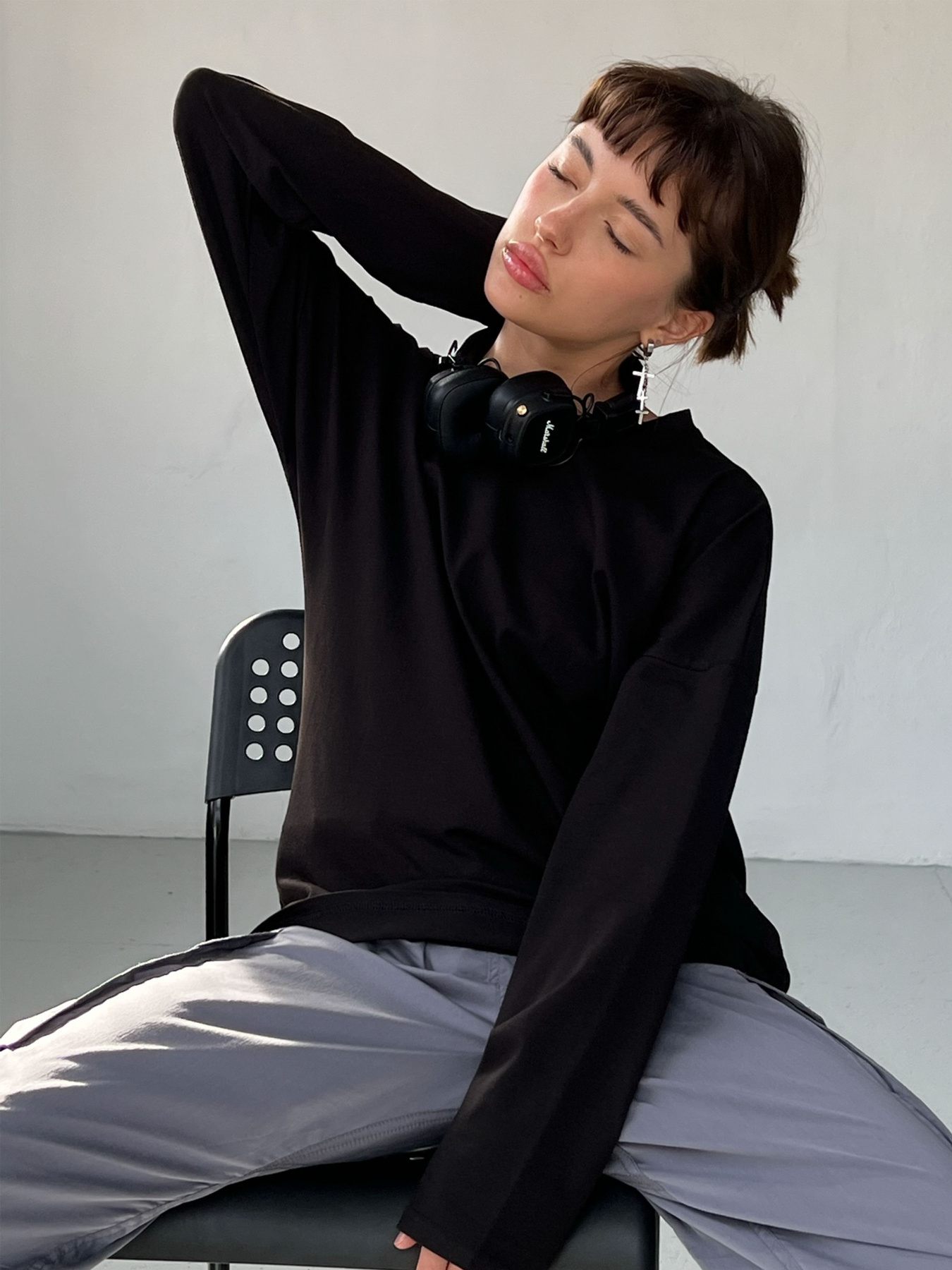 Лонгслив IJ модель ij-longsleave-black Фото