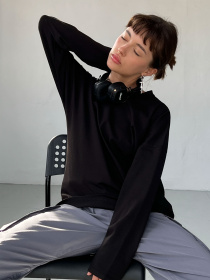 Лонгслив IJ модель ij-longsleave-black Фото