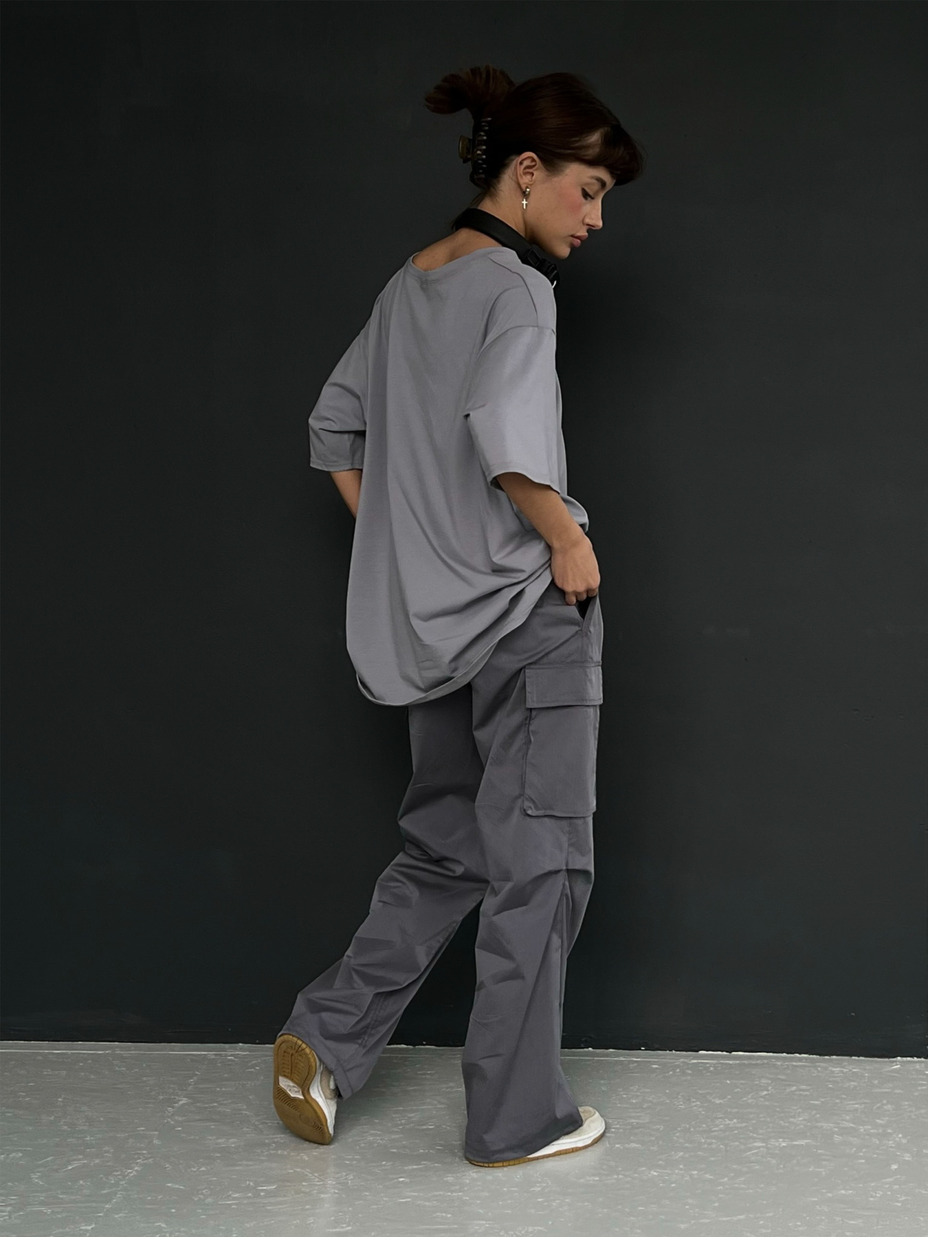 Карго IJ модель ij-cargo-poplin-shir-grey Фото