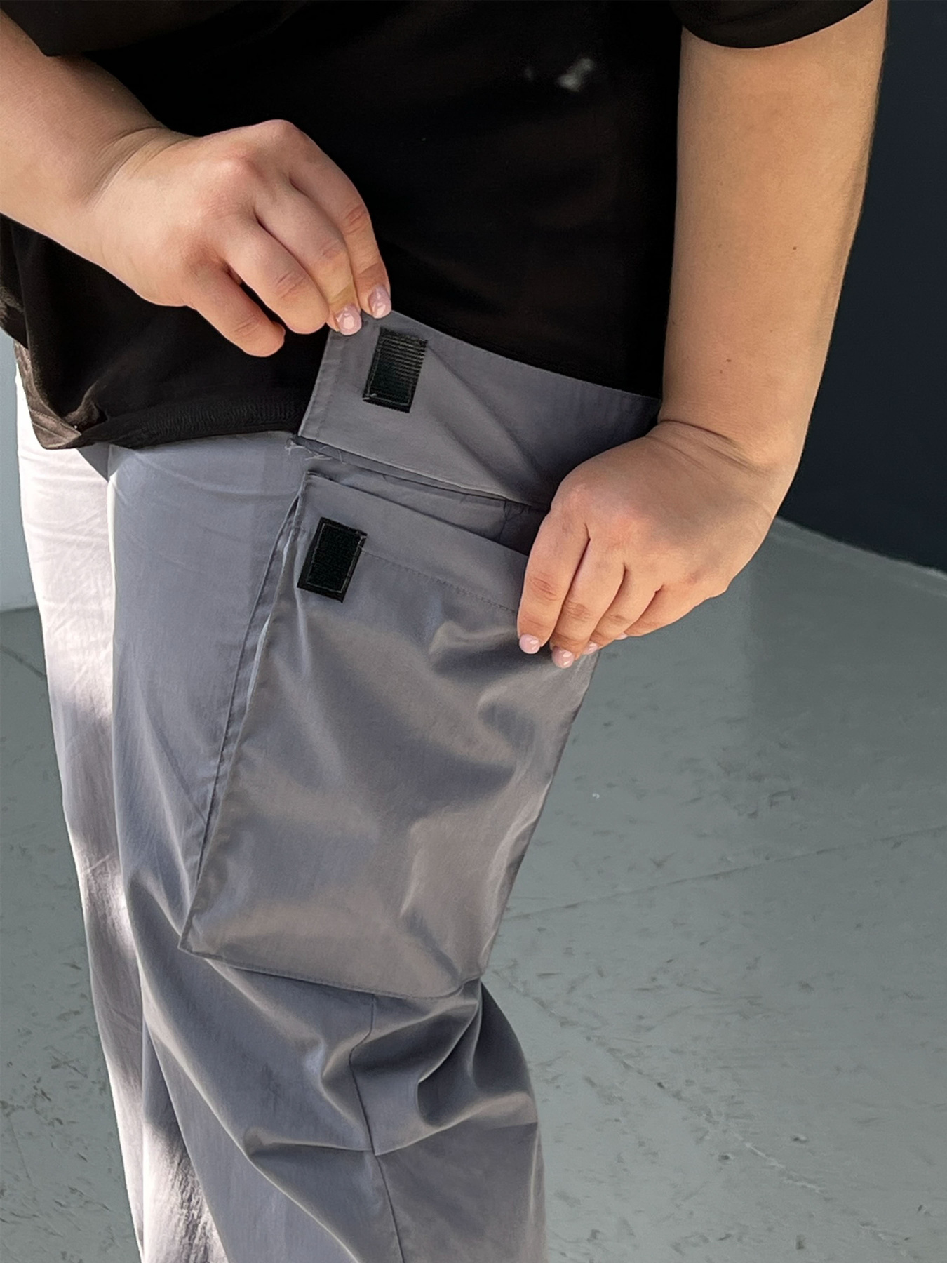 Карго IJ модель ij-cargo-poplin-shir-grey Фото