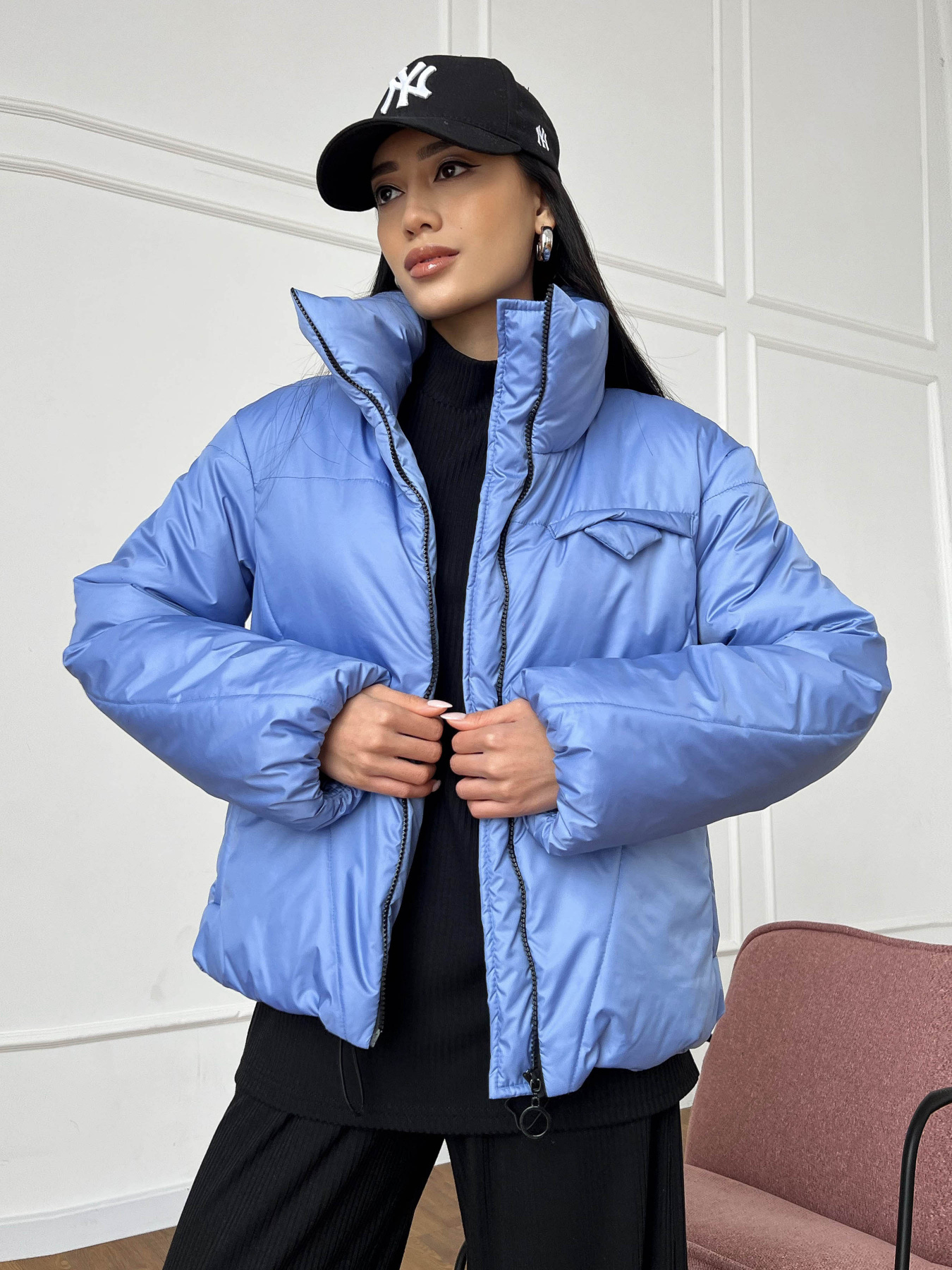 Демисезонная куртка Jadone Fashion модель Demisezonna_kurtka_Siya_bl Фото