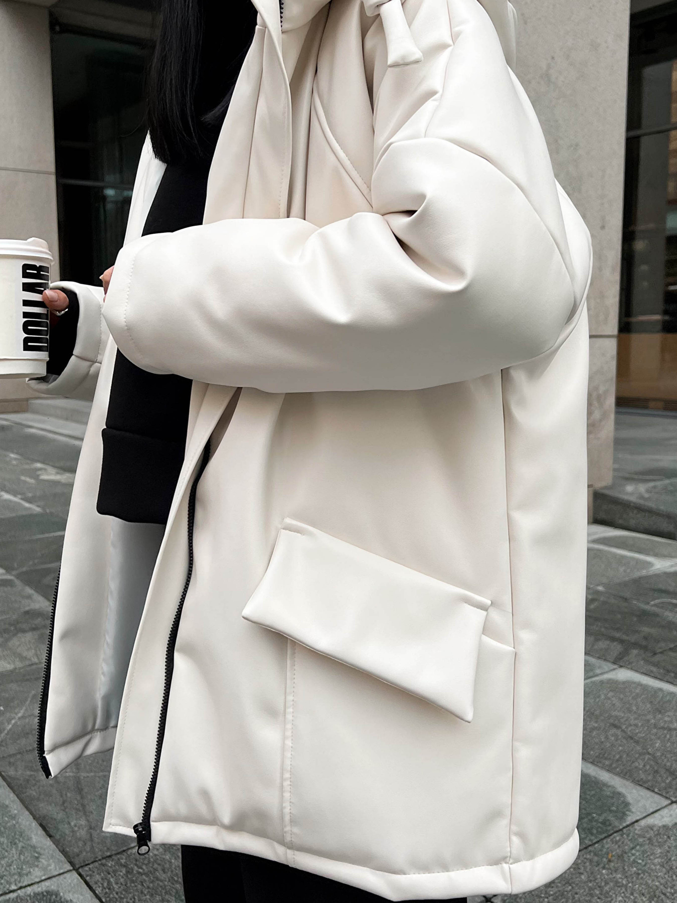 Зимняя куртка Jadone Fashion модель Zymova_kurtka_Savi_bila Фото