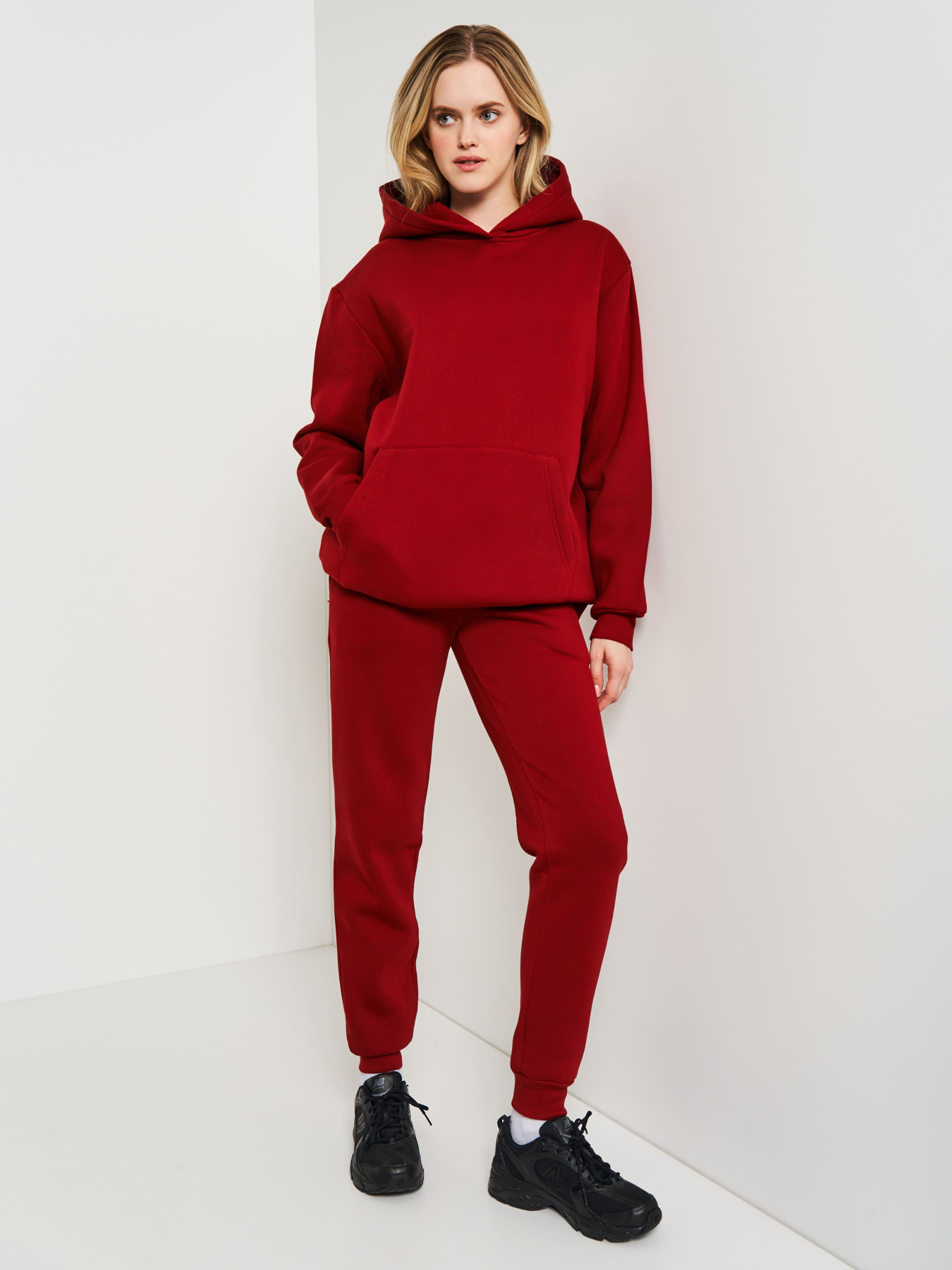 Джоггеры Роза модель 210521_red Фото