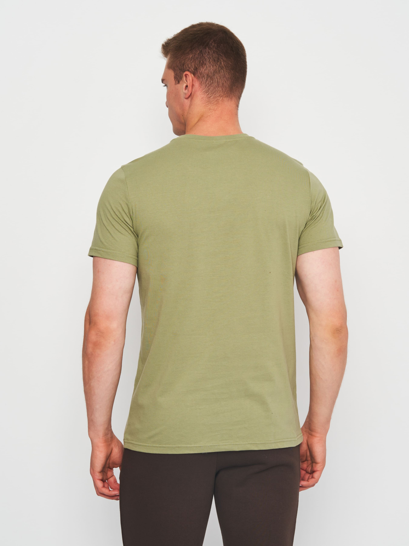 Футболка Роза модель 201234_olive Фото